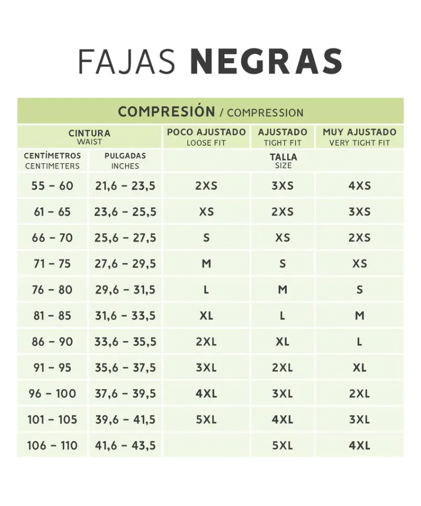 Faja Media Pierna Con Cremallera Lateral