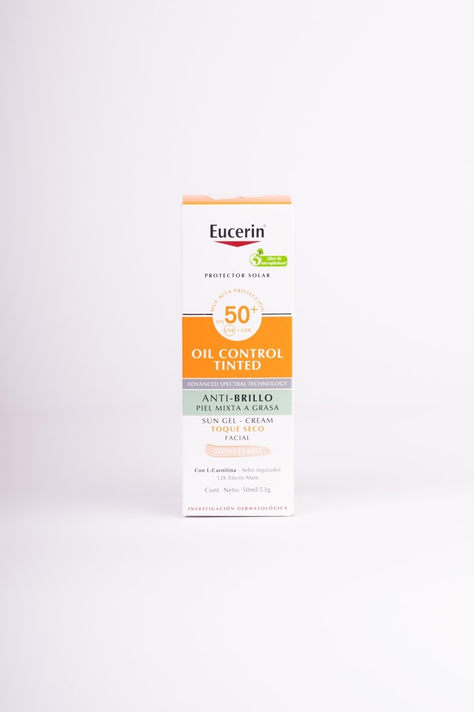 EUCERIN SPF50+ OIL CONTROL T/CLARO 50ML